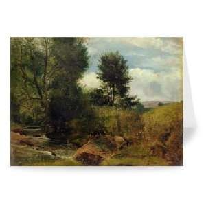  View on the River Sid, near Sidmouth, c.1852   Greeting 