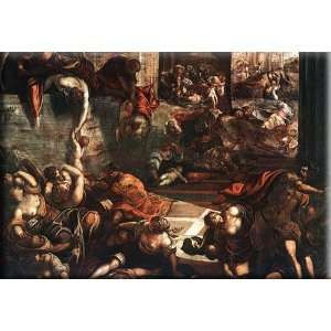   the Innocents 16x11 Streched Canvas Art by Tintoretto, Jacopo Robusti
