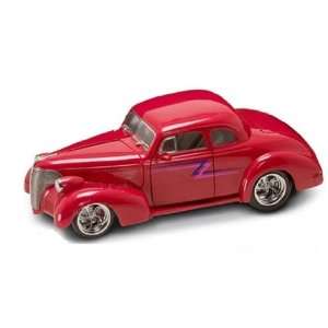  Yatming Shyne Rodz   Chevy Coupe Hard Top (1939, 118, Red 