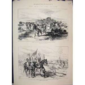  1884 War Soudan Relief Tokar General Graham Teb Sketch 