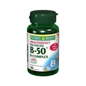  NATURES BOUNTY Vitamin B 50 B COMPL EXTRA HI PO 80 