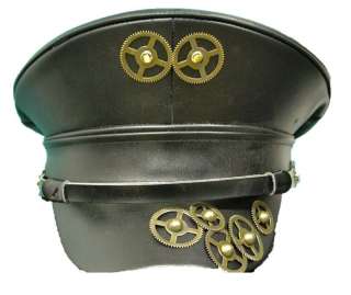 SDL SteamPunk military hat with cogs  