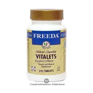  Freeda Vitalets Children’s Chewable Raspberry Flavor 