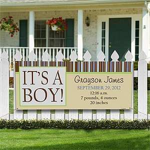  Personalized Baby Banners   Its a Boy Health & Personal 