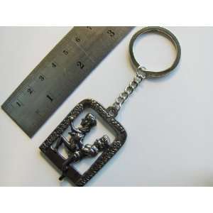 FUNNY NOVELTY MOTION KEYCHAIN KEY RINGS MEN WOMEN GIFT COLLECTIBLES 