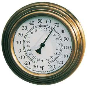Conant Custom Brass Model T 9 Vermont Copper Wall Thermometer (12 Inch 
