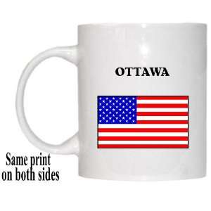  US Flag   Ottawa, Illinois (IL) Mug 