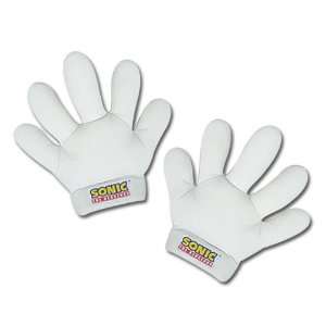  GE Entertainment Sonic the Hedgehog White Plush Gloves (GE 