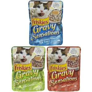  Friskies Gravy Sensations Variety Pack   12x3oz Pet 