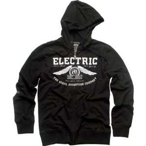 Electric Die Young Mens Hoody Zip Sports Wear Sweatshirt   Black / X 
