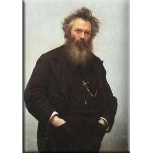  Portrait of Ivan I. Shishkin 21x30 Streched Canvas Art by 