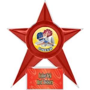com Cheerleading Stellar Ice 7 Trophies 6 Colors RED STAR/RED TWISTER 