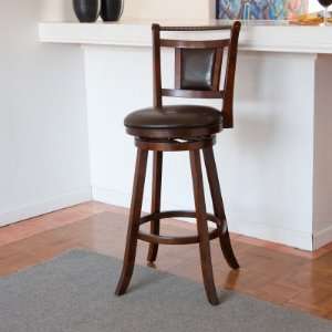  Hillsdale 24 in. Trinidad Swivel Counter Stool, Brown 