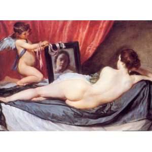 The Toilet of Venus by Diego Velázquez, 7x5 
