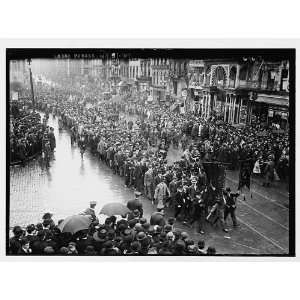 Photo Labor Day parade, marchers, New York 1909