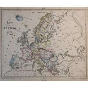  Hoffensberg Map of Europe (1851)