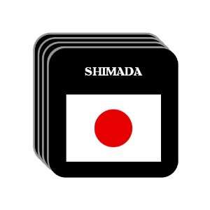  Japan   SHIMADA Set of 4 Mini Mousepad Coasters 