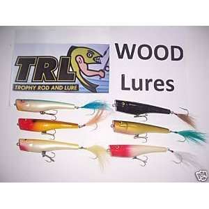  Trophy Lure 6 Wood Twitch Poppers