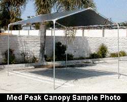 16x20 Commercial Med Peak Canopy Kit  