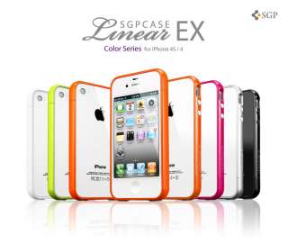 SGP Linear EX Color Series Case [Infinity White] for Apple iPhone 4S 