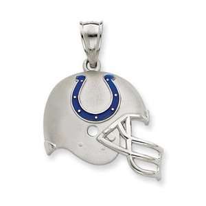  New Sterling Silver Indianapolis Colts Enameled Helmet 
