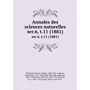   1856 1944,GrassÃ©, Pierre Paul, 1895  Milne Edwards Books
