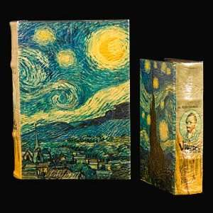 com Starry Night by Vincent Van Gogh Book Box Set Comes with two book 