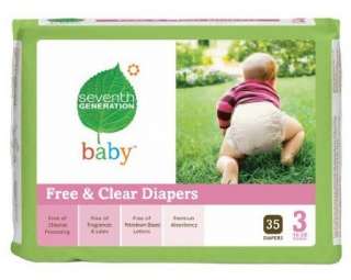 Seventh Generation Free and Clear Baby Diapers  