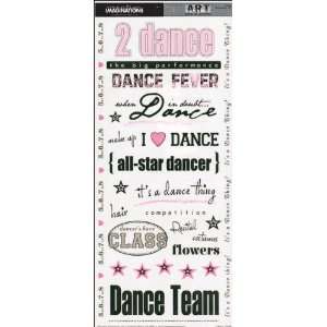   Warehouse Stickers 5.5X12 Sheet Dance   623258 Patio, Lawn & Garden