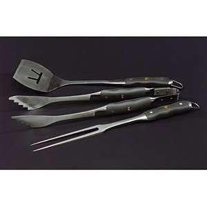   QE00,Evoca 3 PC Set (spatula, tongs & tongs) Patio, Lawn & Garden
