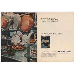   Eastern Airlines Dinner by Voisin Double Page Print Ad