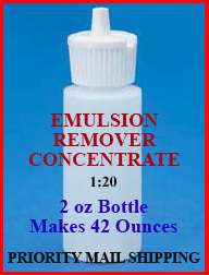 Emulsion Remover Conc. 2 oz   Makes 42 oz.  