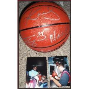 Kobe Bryant, Magic Johnson and Shaquille ONeal Signed Basketball 