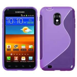  Purple (S Shape) Candy Skin Cover for SAMSUNG D710 (Epic 