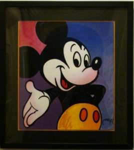 PETER MAX S/N SERIGRAPH Mickey Mouse  