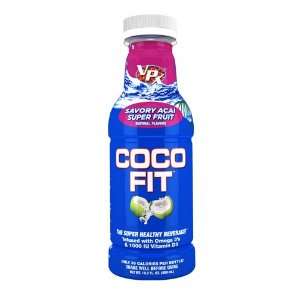 VPX Sports Coco Fit, Savory Acai, 16.20 Ounce (Pack of 12)