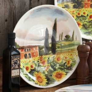  Tuscan Landscape Pasta Serving Bowl