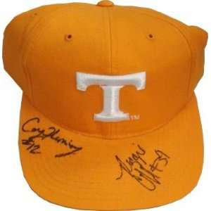  Cory Fleming and Reggie Cobb signed Tennessee Vols Cap 