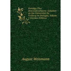   Im Breisgau, Volume 1 (German Edition) August Weismann Books