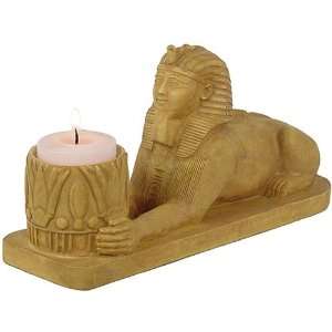  Egyptian Sphinx Candle Holder