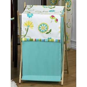  Baby/Kids Clothes Laundry Hamper for Turquoise and Lime 