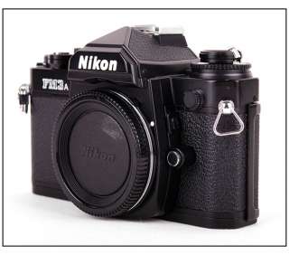   FM3A 35mm SLR film camera body in black paint 018208016679  