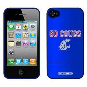  Wash St Cougs on AT&T iPhone 4 Case by Coveroo  