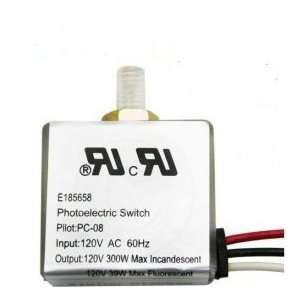  Fluorescent 120V Electronic Auto Dusk to Dawn Photocell 