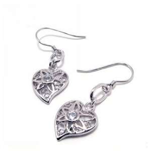 Coupled Hearts Earrings Set 925 Silver Plated Everything 