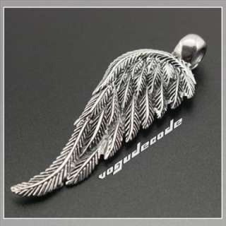 Cool Angel Bird Wing 316L Stainless Steel Pendant W032  