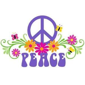  Flowers and Peace DIY Wall Mural Kit