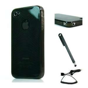  Black Target Design Flex Case for Apple iPhone 4S and iPhone 