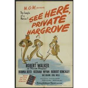  See Here, Private Hargrove Poster Movie B 27x40