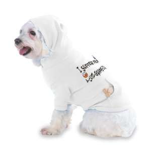   GIRAFFE  ITIS Hooded (Hoody) T Shirt with pocket for your Dog or Cat